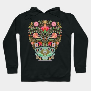 Unicorn Vase Floral Hoodie